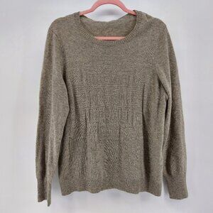 Pendelton Cashmere Sweater Crewneck Size Medium Brown